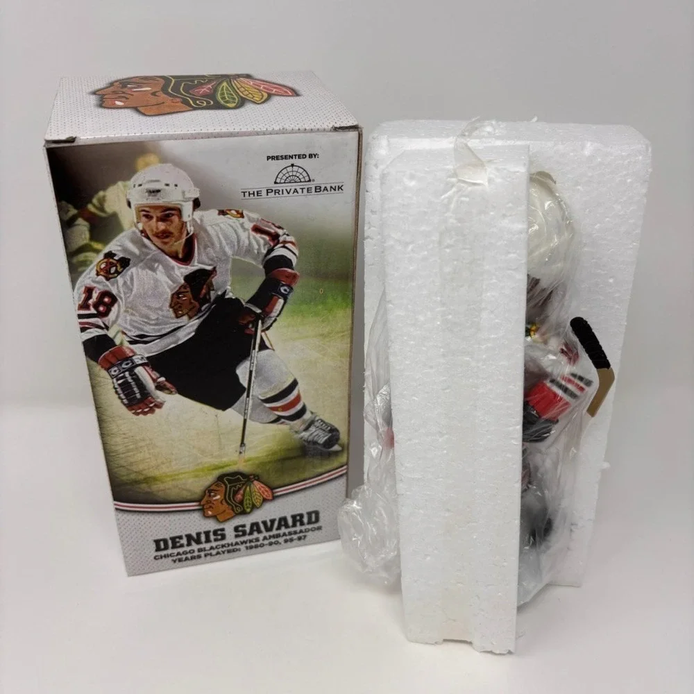 Chicago Blackhawks Denis Savard Bobblehead Ambassador HOF SGA